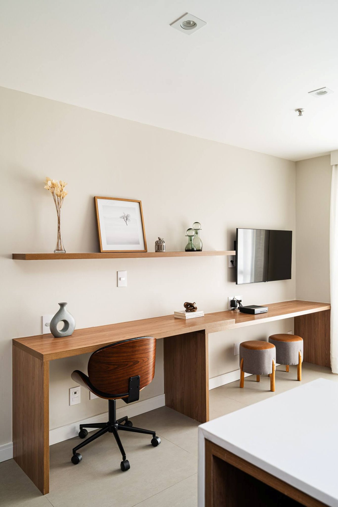 Apartamento Alvorada, Integração e mini home office, foto 11