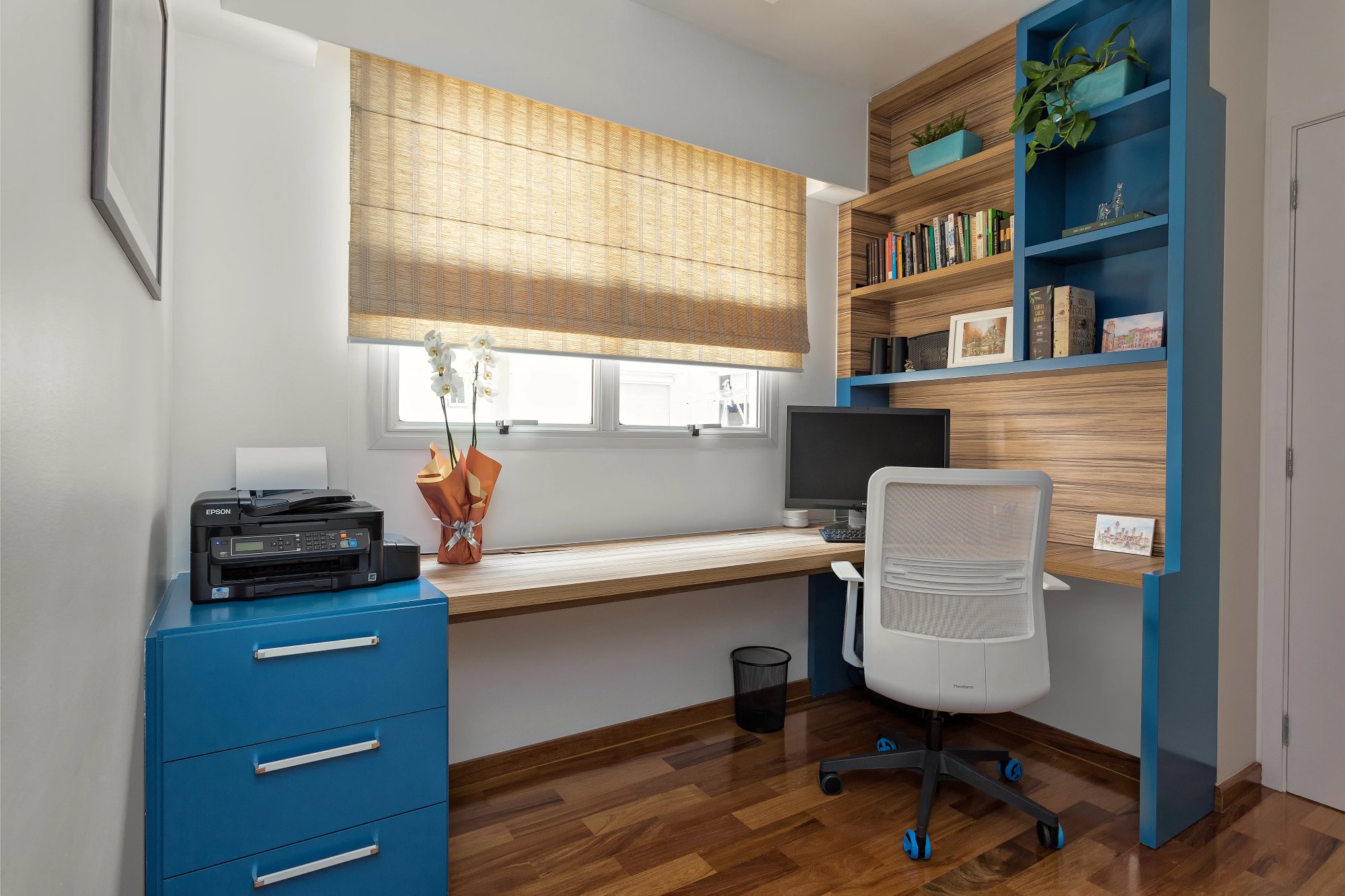 Apartamento Julieta, Home office azul, foto 3