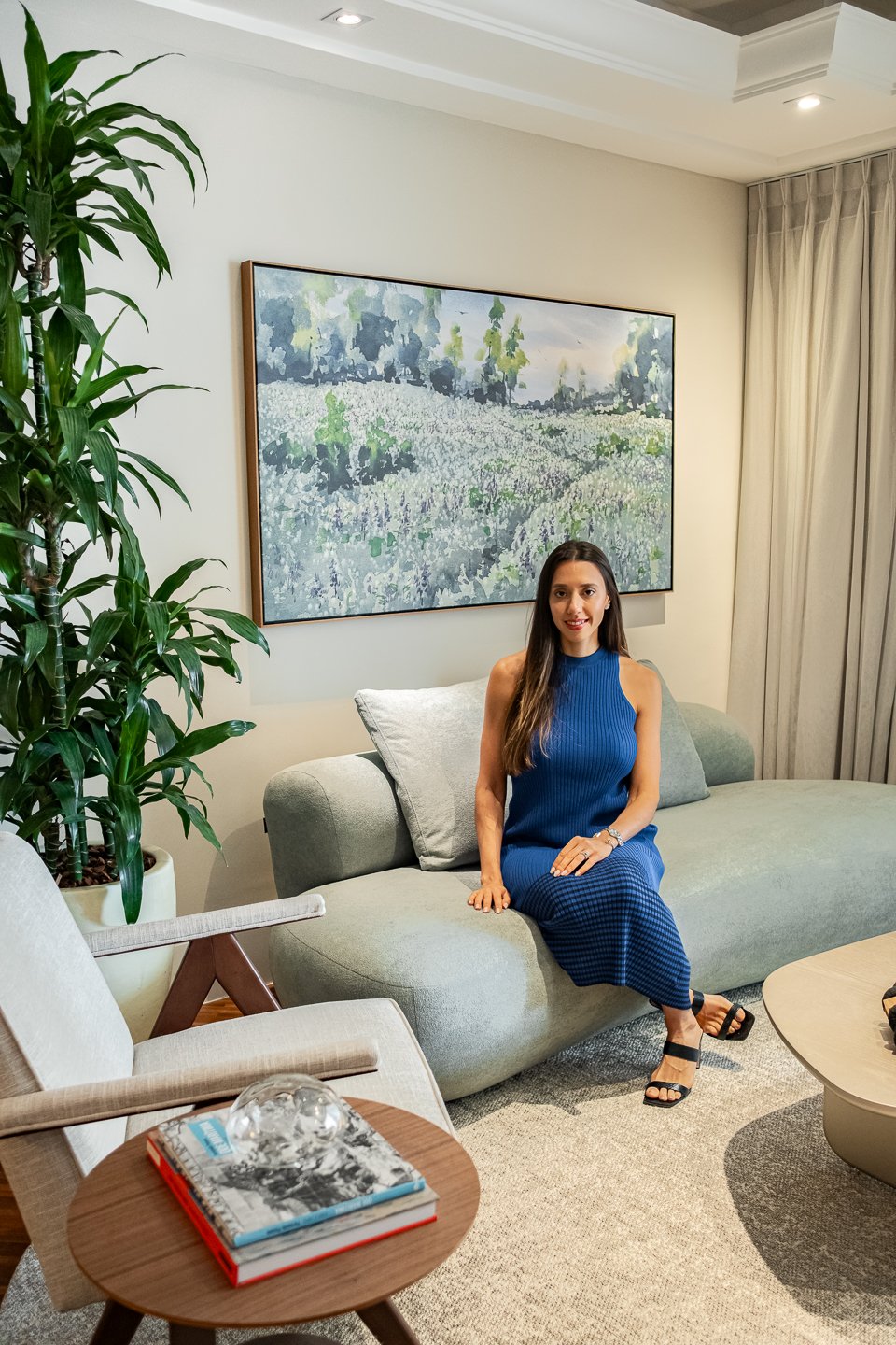 Apartamento Vivai, Ambientes integrados, composição de cores, foto 3