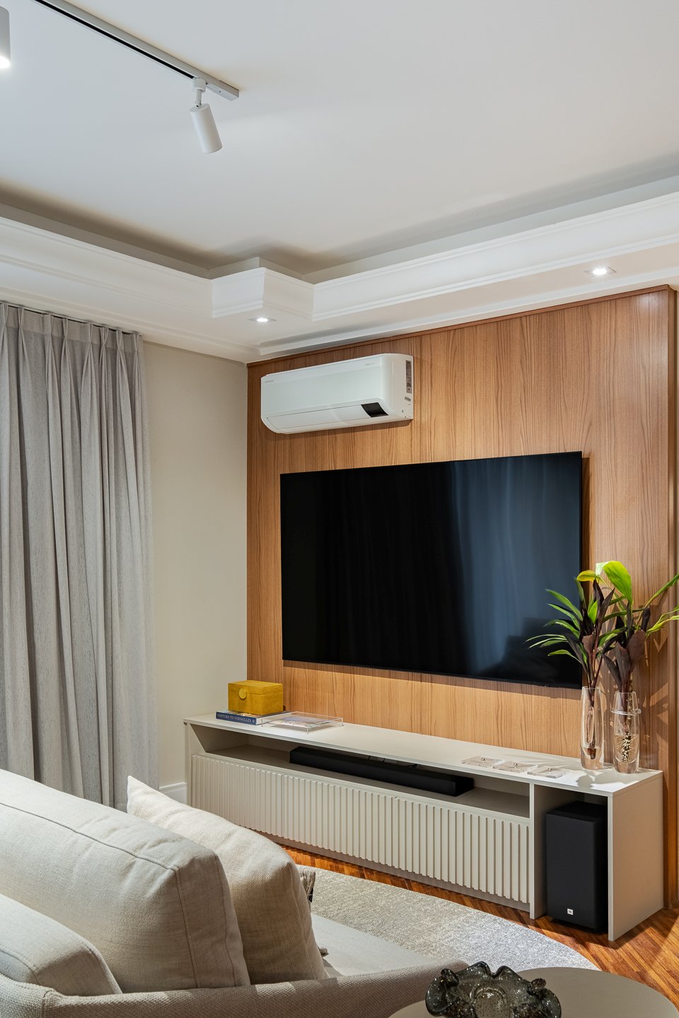 Apartamento Vivai, Ambientes integrados, composição de cores, foto 5