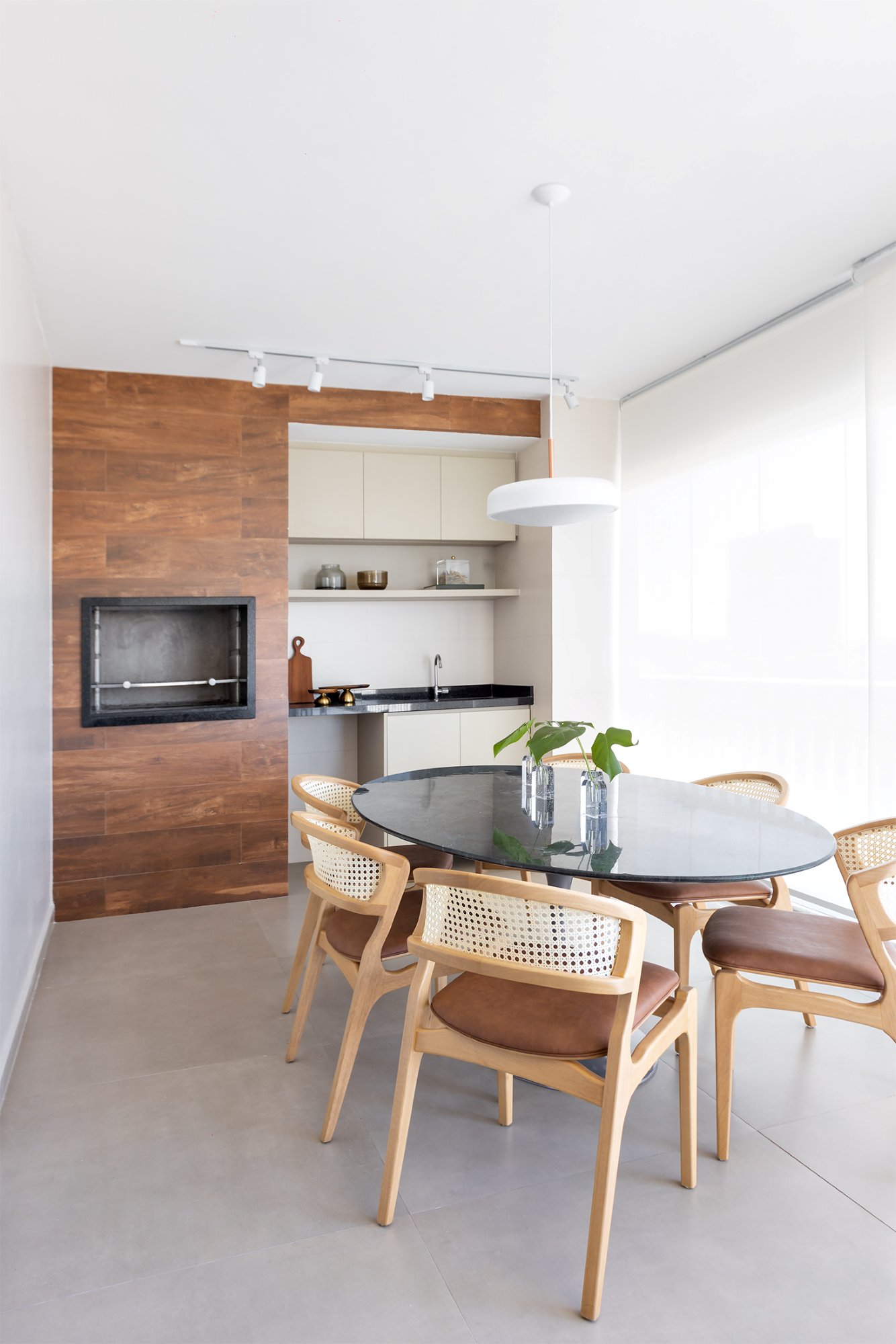 Apartamento Volare, Salas integradas com painel, foto 1