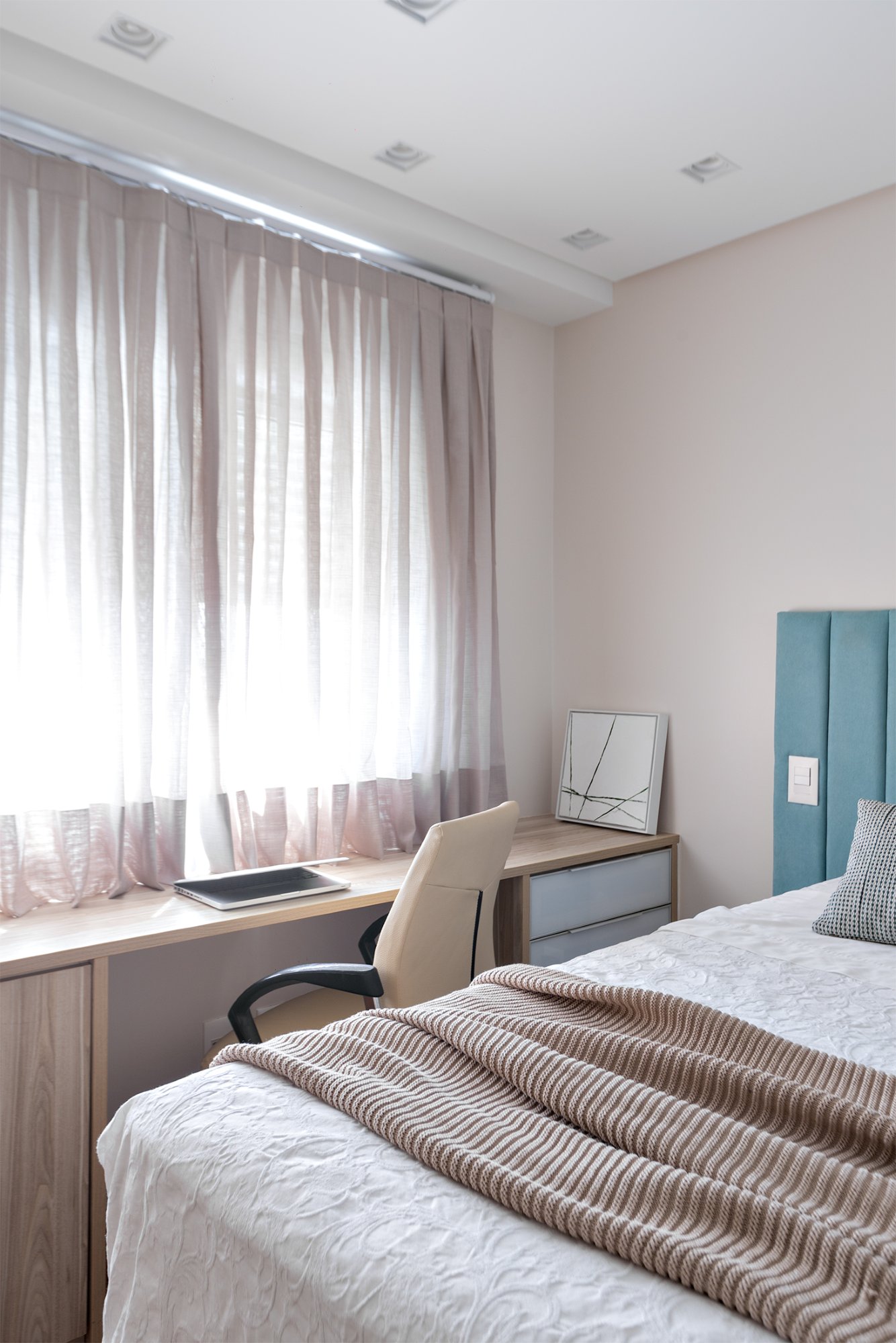 Apartamento Volare, Salas integradas com painel, foto 3