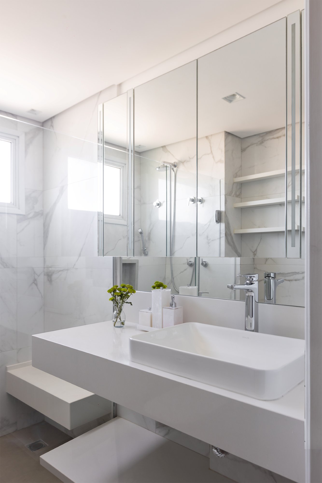 Apartamento Volare, Salas integradas com painel, foto 7