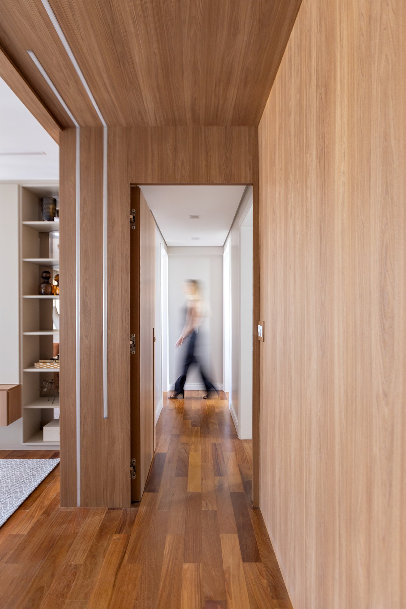 Apartamento Volare, Salas integradas com painel, foto 9