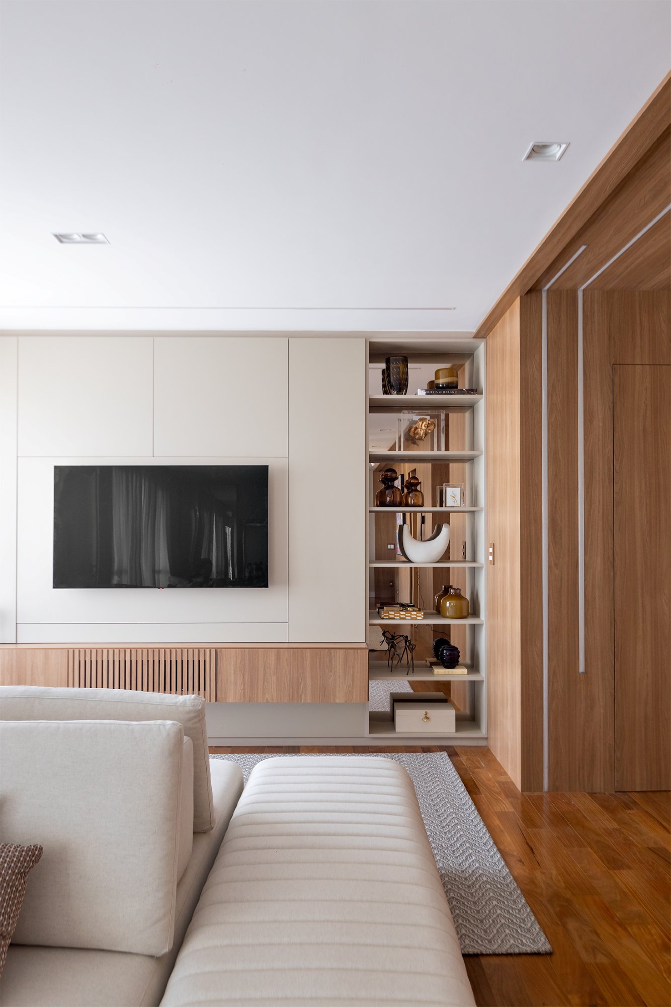 Apartamento Volare, Salas integradas com painel, foto 15