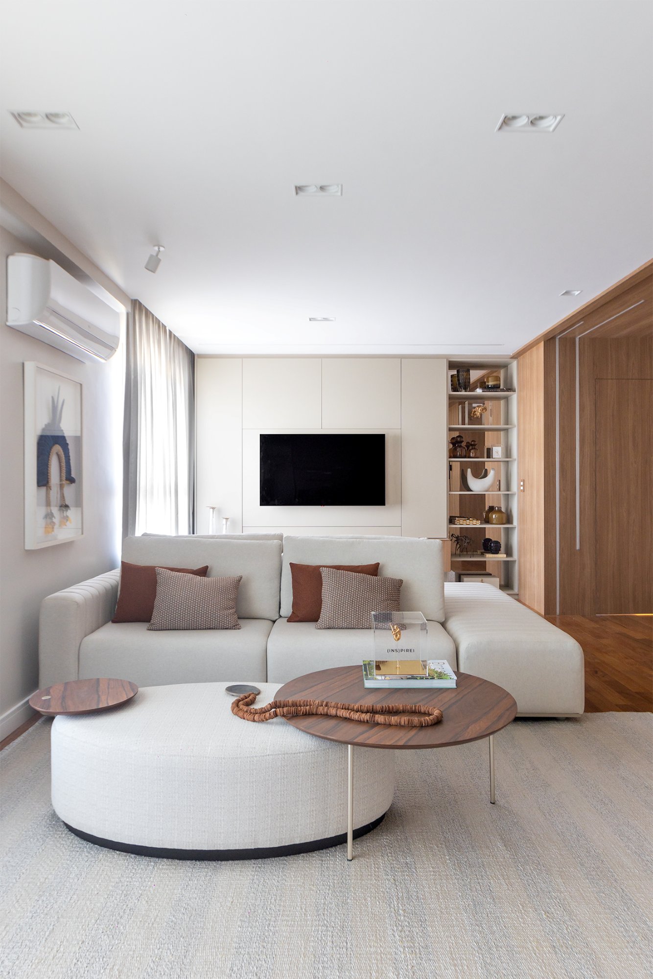 Apartamento Volare, Salas integradas com painel, foto 18