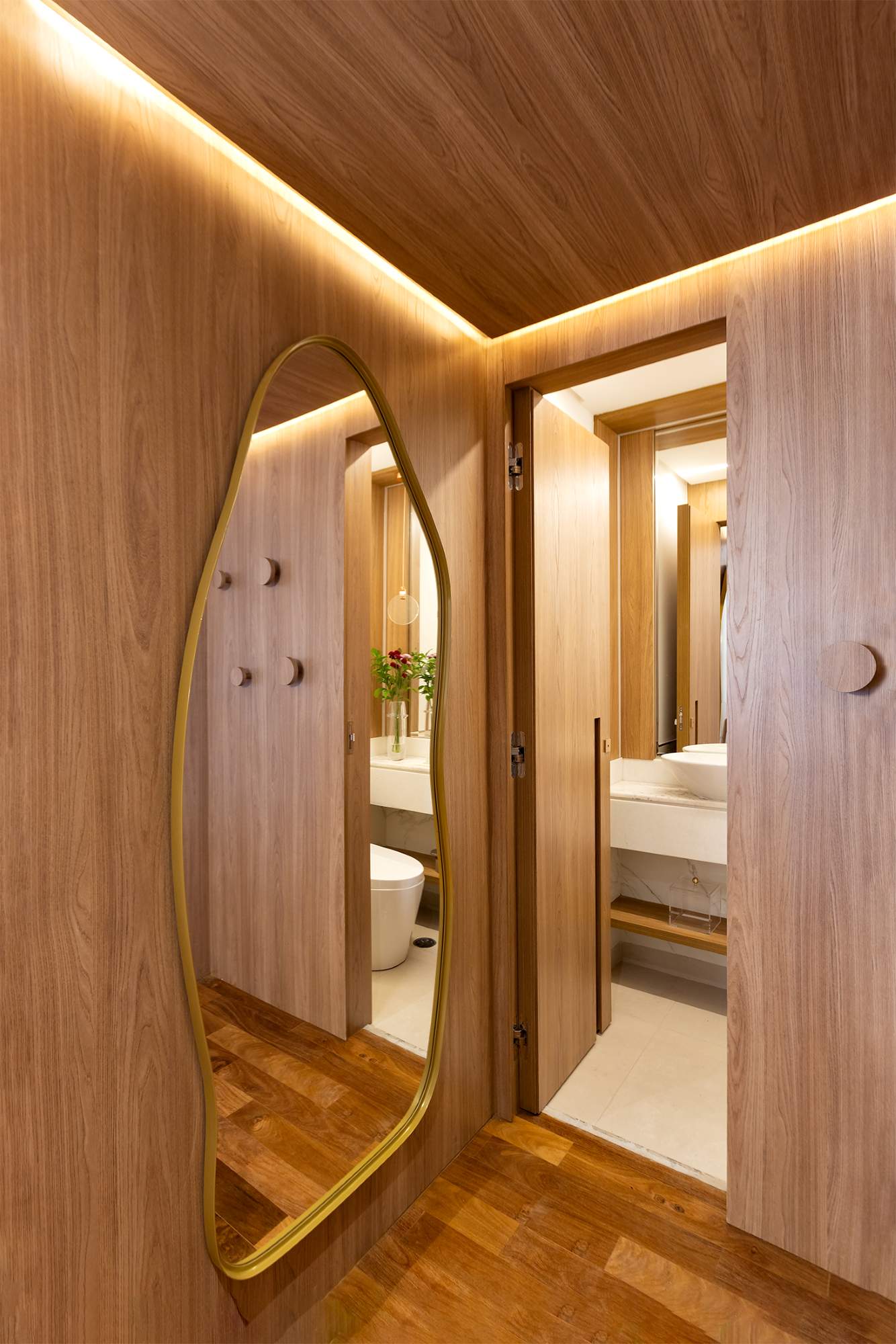 Apartamento Volare, Salas integradas com painel, foto 20