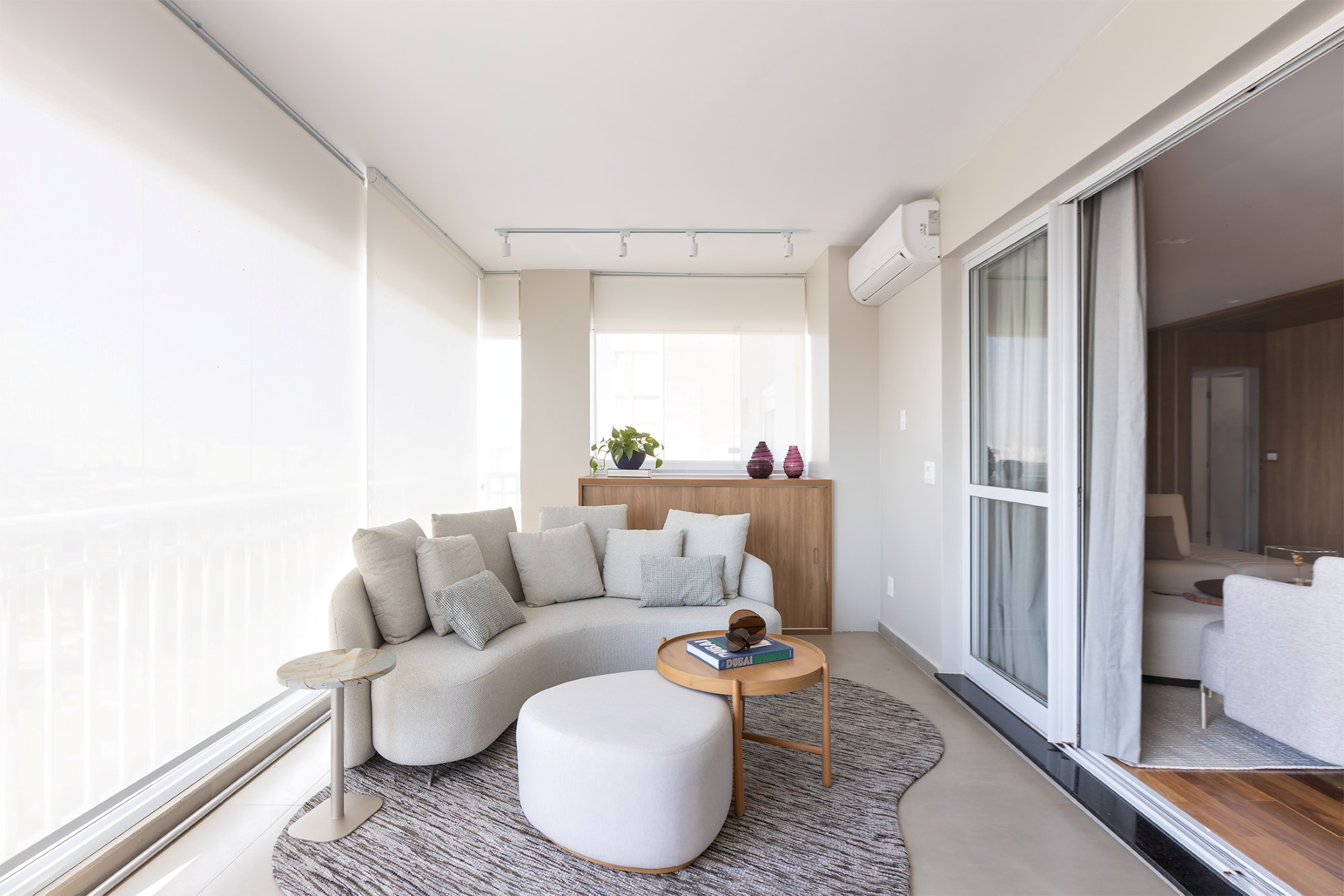 Apartamento Volare, Salas integradas com painel, foto 25