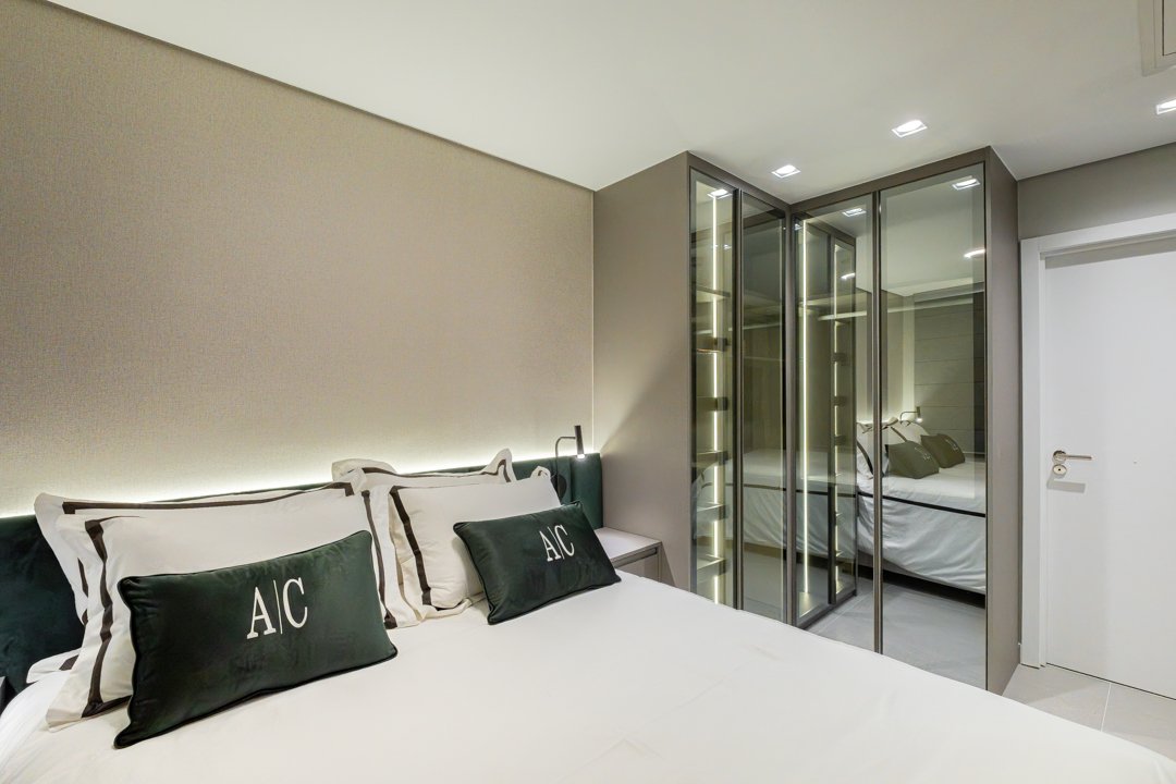 Apartamento W, Tons de verde e mármore, foto 3