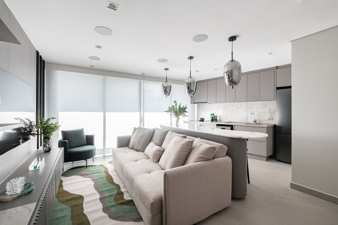 Apartamento W, Tons de verde e mármore, foto 16
